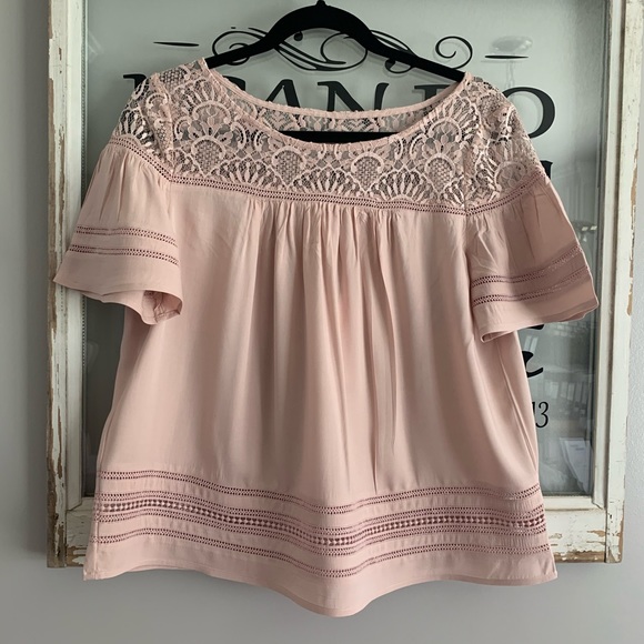 BB Dakota Penny Dusty Rose Top